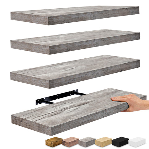 24" Floating Shelves (4 Pk)