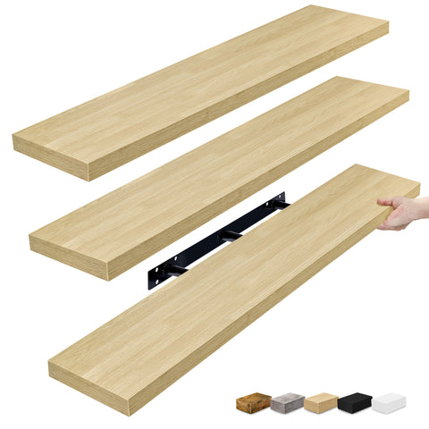 Extra Long Floating Shelves (Set of 3)