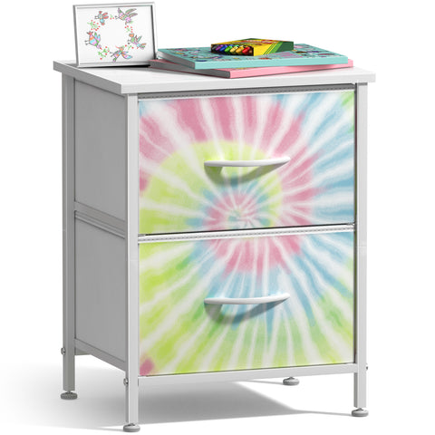 2 Drawer Display Nightstand