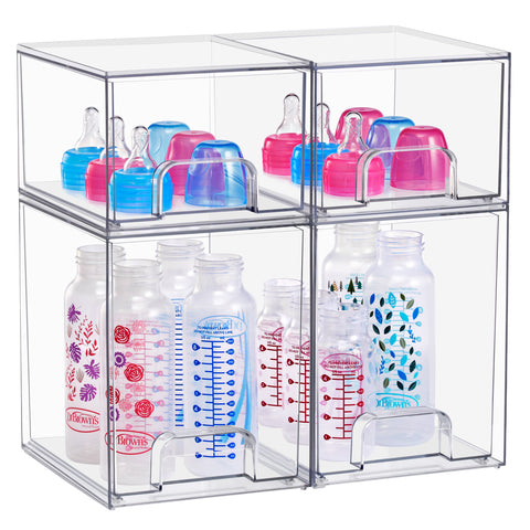Baby Bottles Storage Drawers Variety Pack