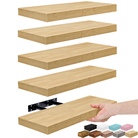 Wall Mounted Floating Shelves (5 Pack)
