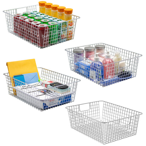 Iron Storage Basket (4 Pack)