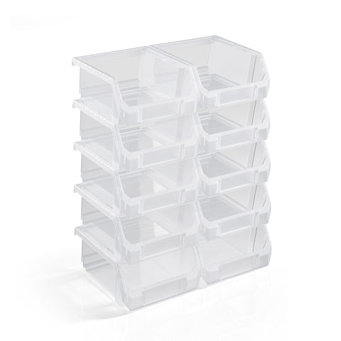 Small Open Front Stackable Clothing Storage Bin