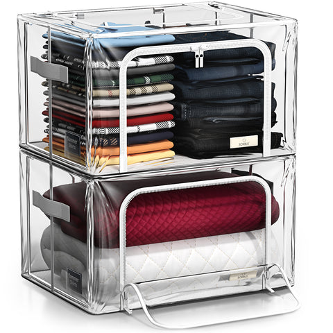 Storage Bins with Metal Frame - Sorbus Home