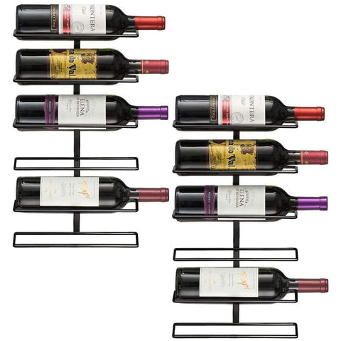 6-Tier Bottle Wall Mounted Wine Rack