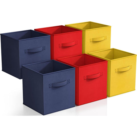 11" Cube Storage Bins (6 Pack)