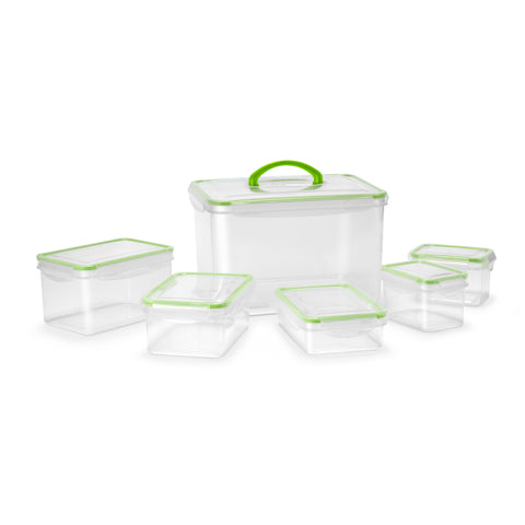 Airtight Storage Containers with Snap-On Lids (12 Piece)