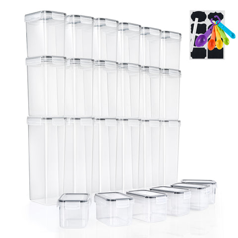 Airtight Food Storage Containers (24 Pack)