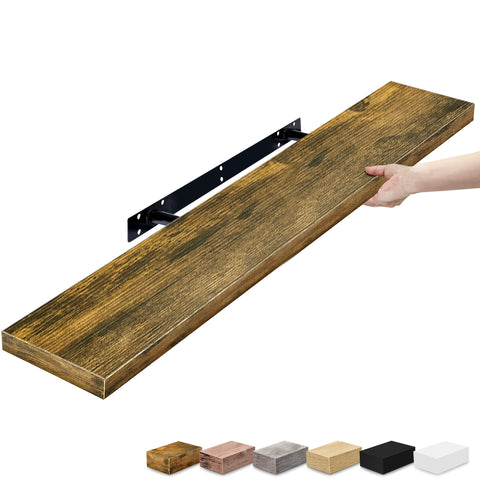 Long Floating Shelf (1-Piece)