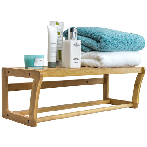 Bamboo Towel Rack