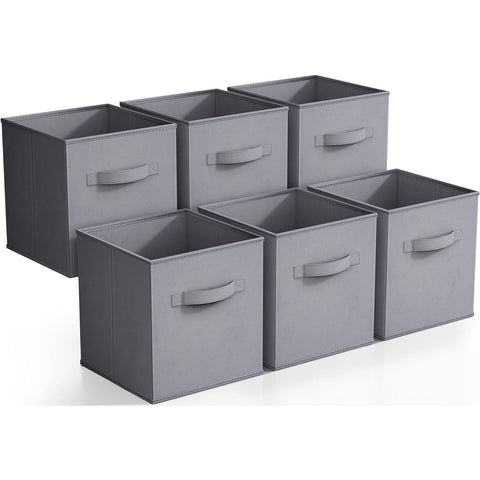 11" Cube Storage Bins (6 Pack)