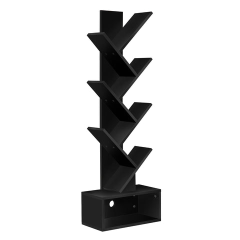 7 Tier Tree Bookshelf with Storage
