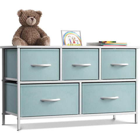 5 Drawer Wide Short Dresser