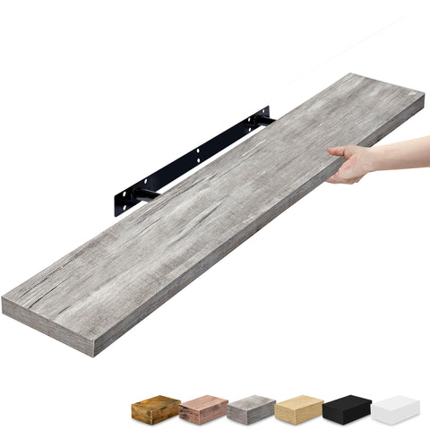 Long Floating Shelf (1-Piece)