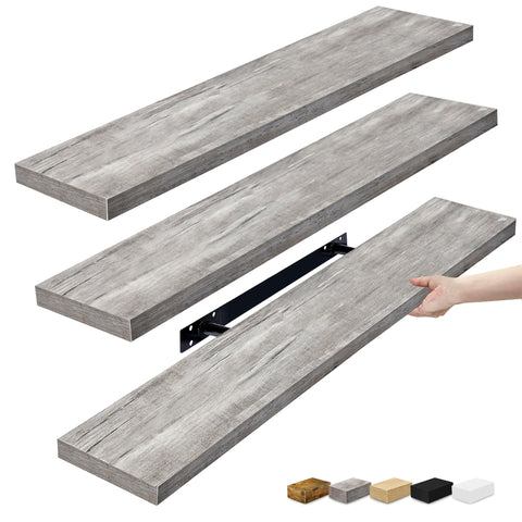 Large Floating Shelves (Set of 3)