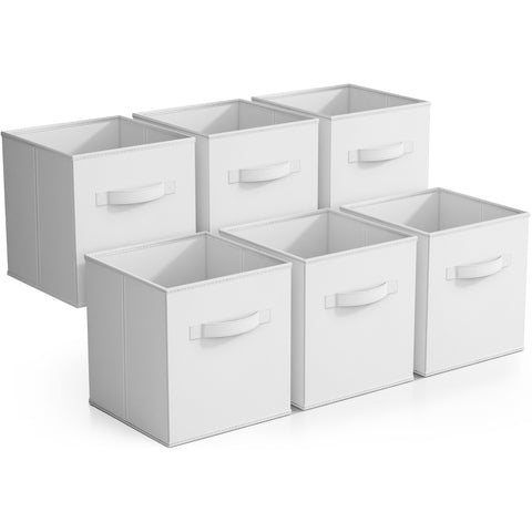 11" Cube Storage Bins (6 Pack)