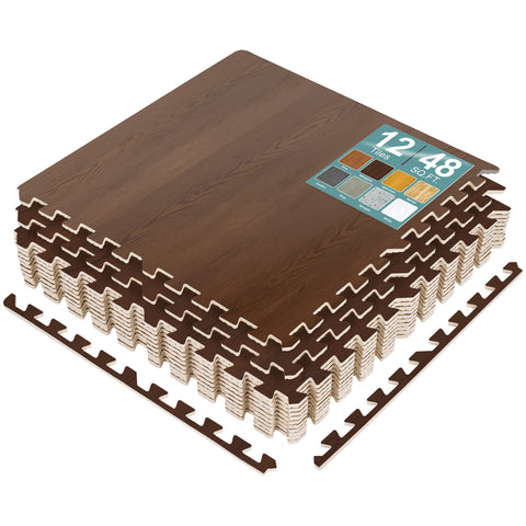 Floor Mat Interlocking Set (12 Pc) - Sorbus Home