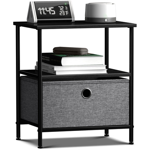1-Drawer Nightstand Table