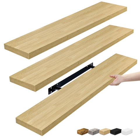 Large Floating Shelves (Set of 3)