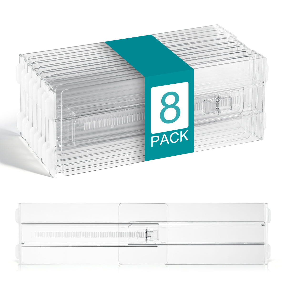 8 Pack Adjustable Drawer Dividers