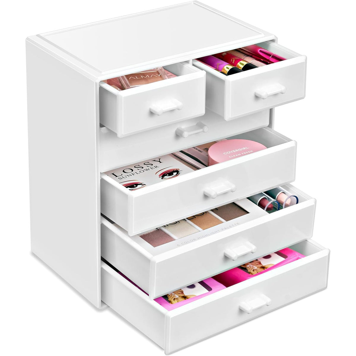 Makeup Organizer Tall (6 Drawer)