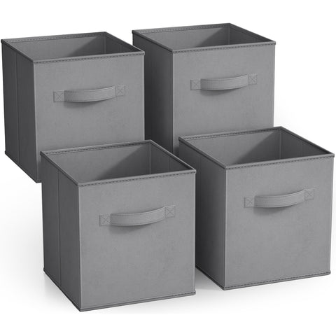 Cube Fabric Storage 11" Bin (4 Pack)