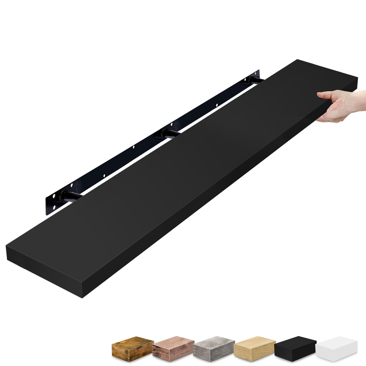 55-Inch Extra Long Floating Shelf (1-Piece)