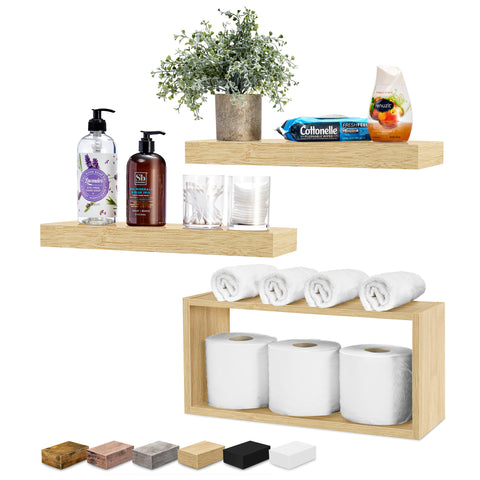 Floating Shelves for Wall (Set of 3)