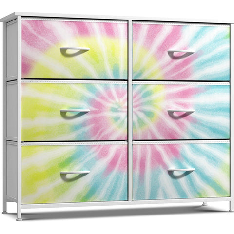 6 Drawer Fabric Dresser