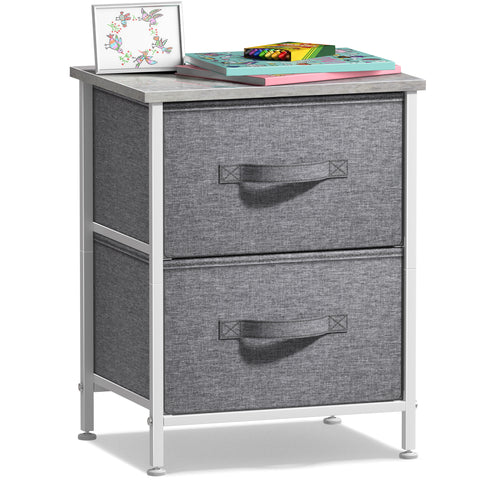 2 Drawer Display Nightstand