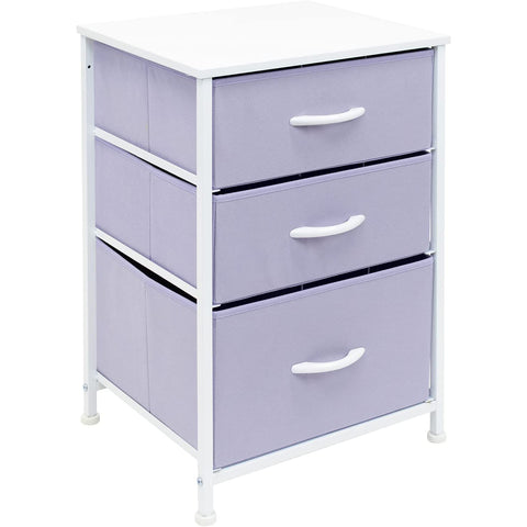 3 Drawer Display Nightstand