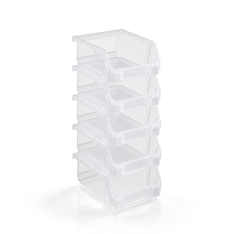 Small Open Front Stackable Clothing Storage Bin