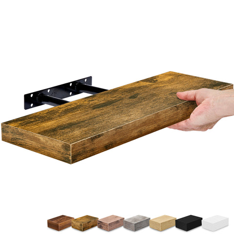 Wall Mounted Floating Shelf (1-Piece)