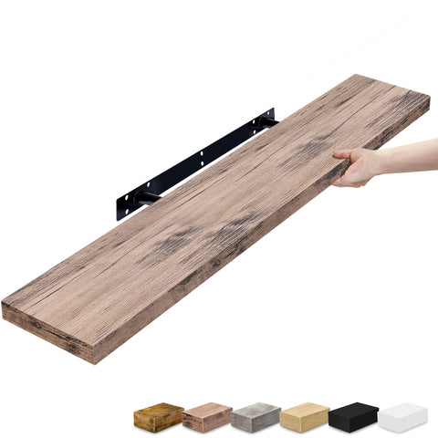 Long Floating Shelf (1-Piece)