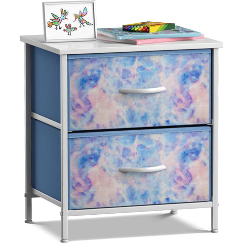 2 Drawer Display Nightstand