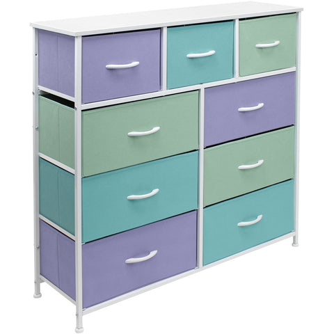9-Drawer Dresser (Pastel Colors)