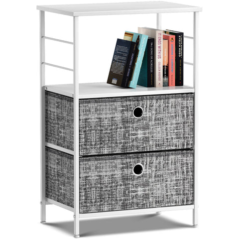 Sorbus 2 Drawer Nightstand shelf for Bedroom, home & office