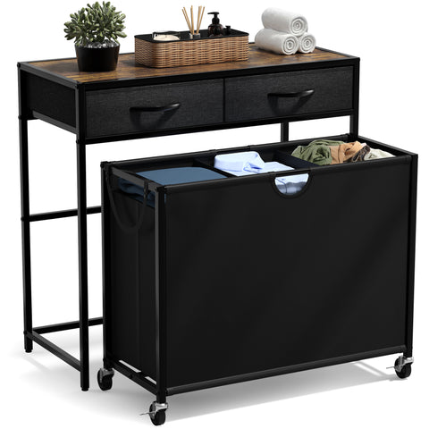 Pull-Out Laundry Hamper with Wheels