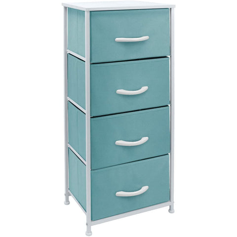 4 Drawer Vertical Short Nightstand