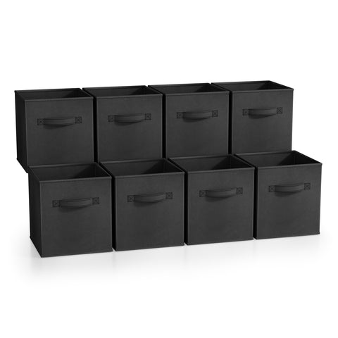 11" Cube Storage Bins (8 Pack Solid)