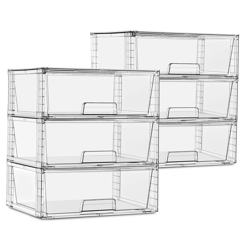 Stackable Pull-Out Drawer Bins
