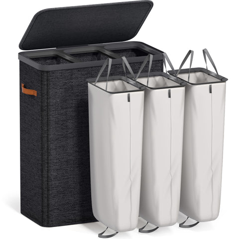 Collapsible Laundry Hamper with Lid - Sorbus Home