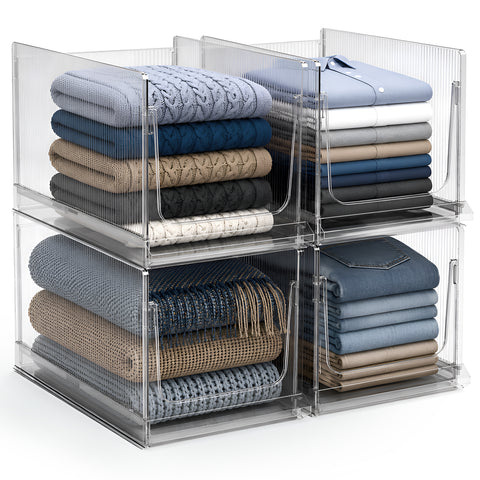 Extra Large Clear Closet Organizers