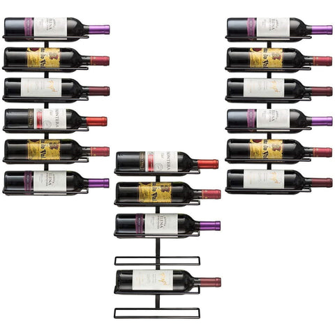 6-Tier Bottle Wall Mounted Wine Rack
