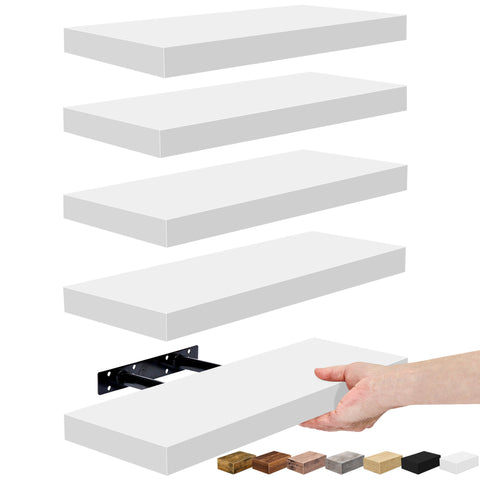 Wall Mounted Floating Shelves (5 Pack)
