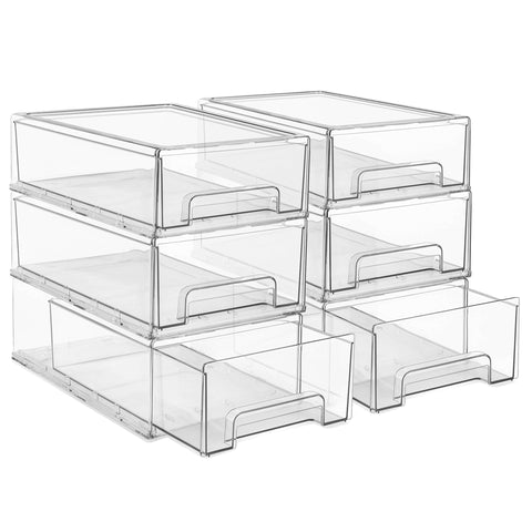 Stackable Pull Out Drawer Organizers