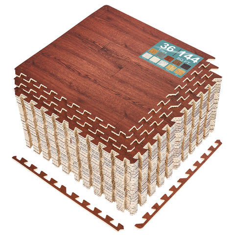 Floor Play Mat Interlocking Set (24 and 36 Pc Set)