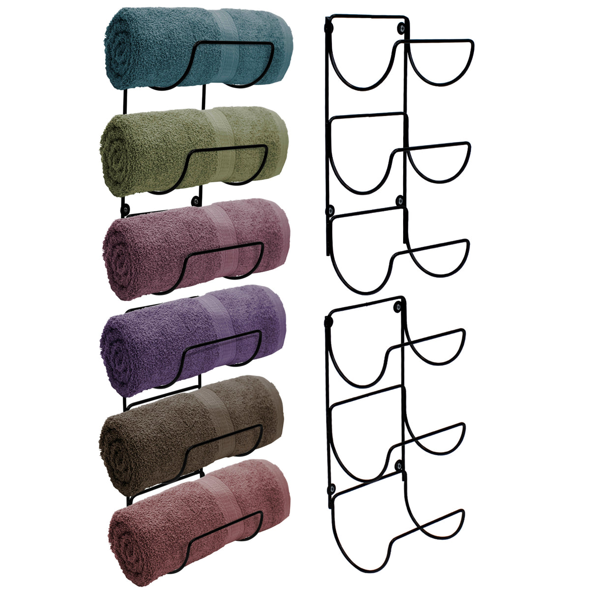 Wall-Mount Towel Rack (Multi Set)