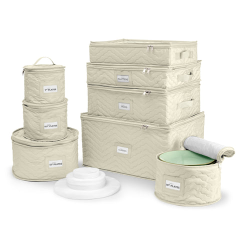 Dinnerware Quilted Storage Set (8 Pc)