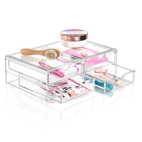 Stackable Cosmetic Organizer - 4 Drawer (XL)